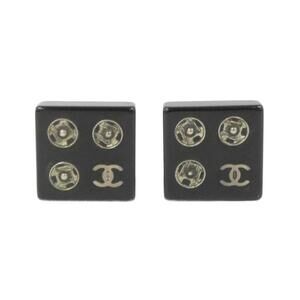 CHANEL Authentic Black Earrings